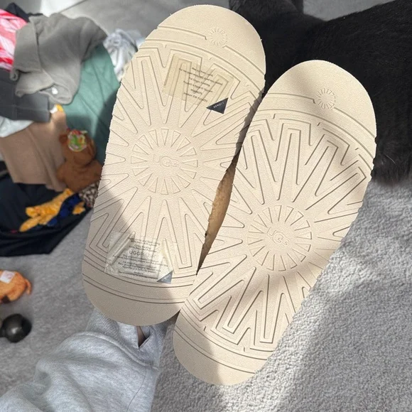 UGG Sherpa Braided Platform Tazz Slippers NEVER WORN - Picture 5 of 6